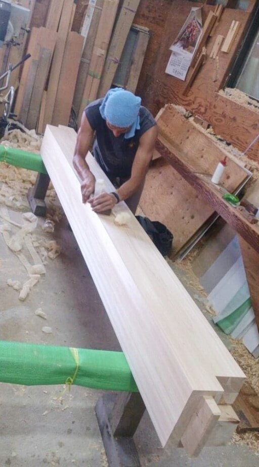 修行をしている様子